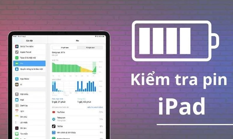 Cách Kiểm Tra Tình Trạng Pin Trên iPad Bằng Máy Tính