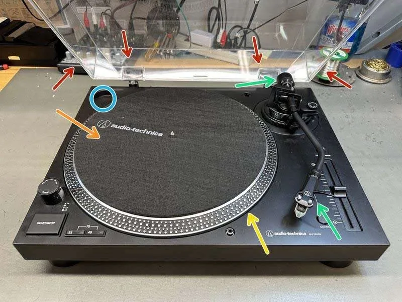 Cách Thay Bảng Mạch Velocity PCB Trên Audio-Technica AT-LP120XUSB