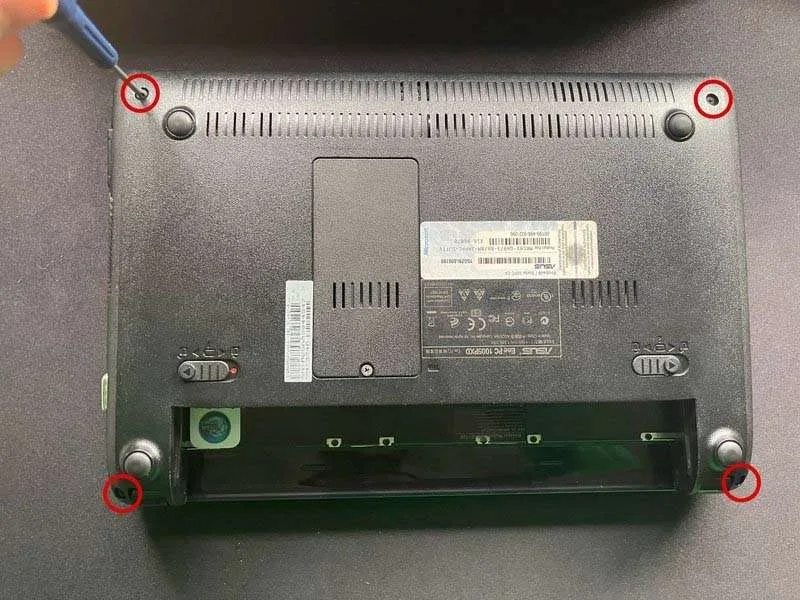 Hướng Dẫn Cách Thay Ổ Cứng HDD/SSD Asus Eee PC 1005PXD-BLK024S