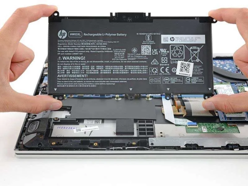 Cách Thay Pin Laptop HP Pavilion 15-eh An Toàn, Hiệu Quả