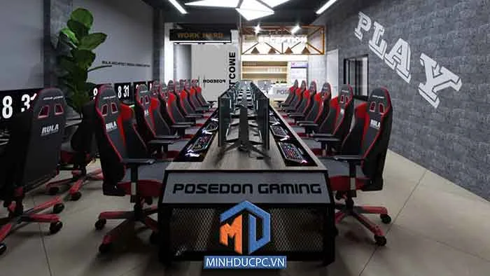 Dự án lắp đặt quán net Minh Đức PC 1