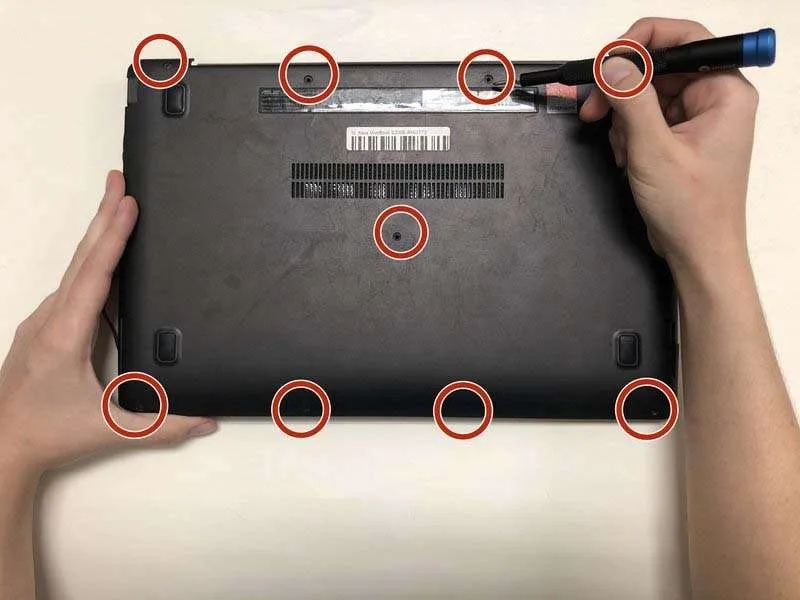 Quy Trình Thay Bo Mạch In (PCB) Asus VivoBook S200E-RHI3T73