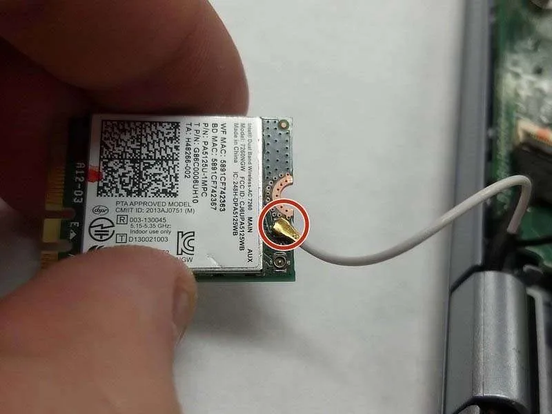 Thay Bảng Mạch WLAN Wi-Fi PCB Toshiba CB35-C3300 Chromebook 2