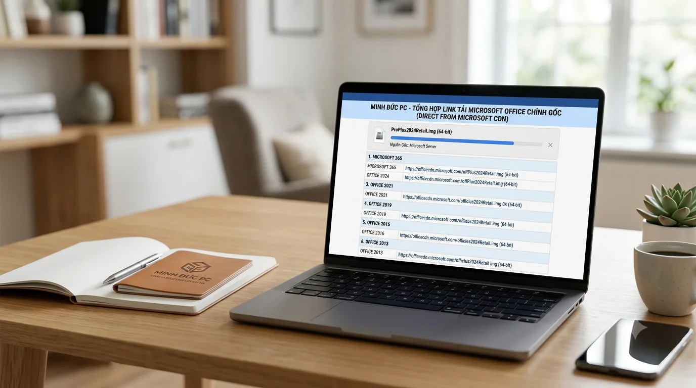 [Tổng Hợp] Link Tải Trực Tiếp Microsoft Office File .IMG/.ISO Gốc Từ Server Microsoft (Cập Nhật Mới Nhất)