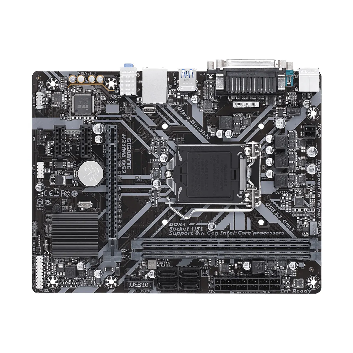 Mainboard GIGABYTE H310M-DS2 | m-ATX, LGA 1151 3