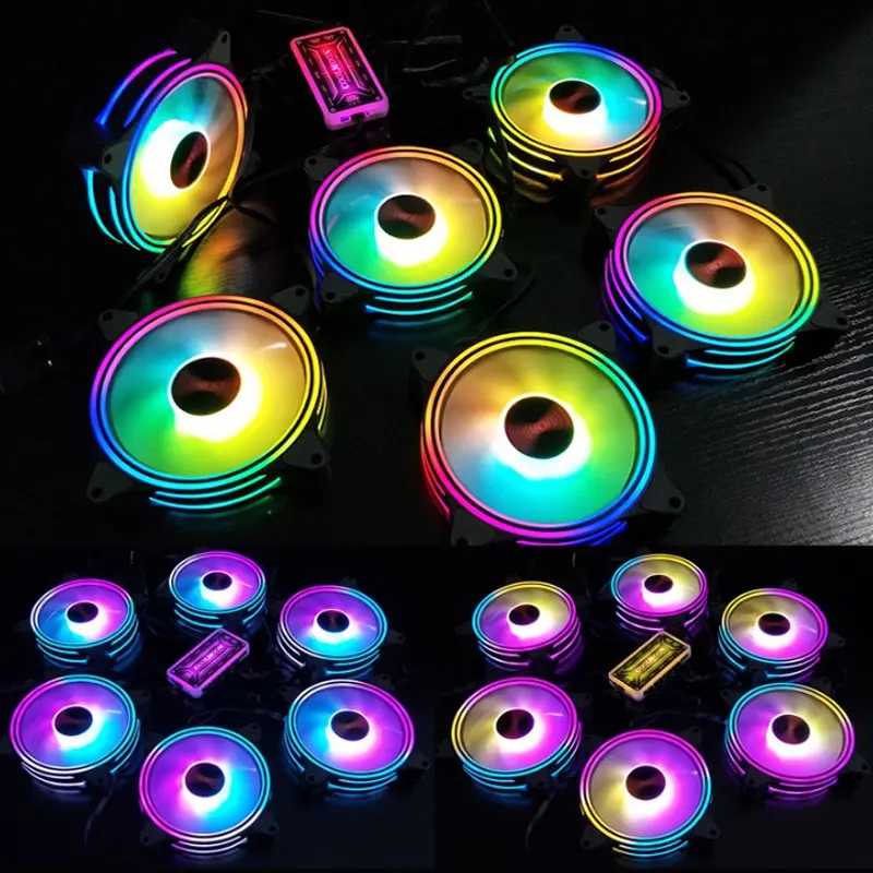 Fan Case COOLMOON M1 LED ARGB (Hub remote) - Black 3