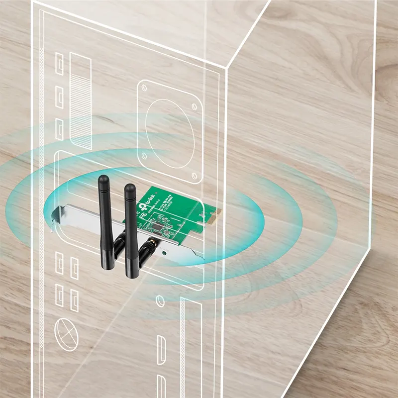 Card mạng không dây TP Link TL-WN881ND Wireless N300Mbps PCI Express 5