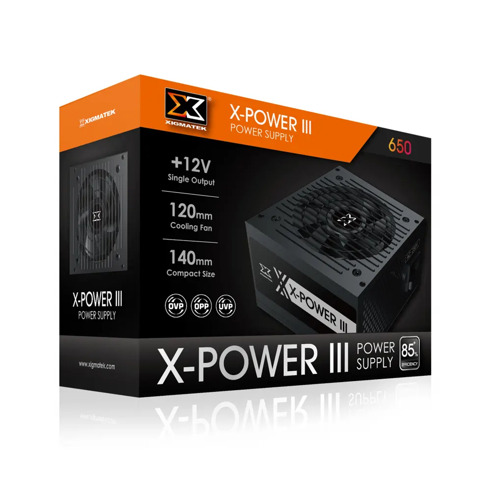 Xigmatek X650 - Nguồn Xigmatek X-Power III X650 600W 2