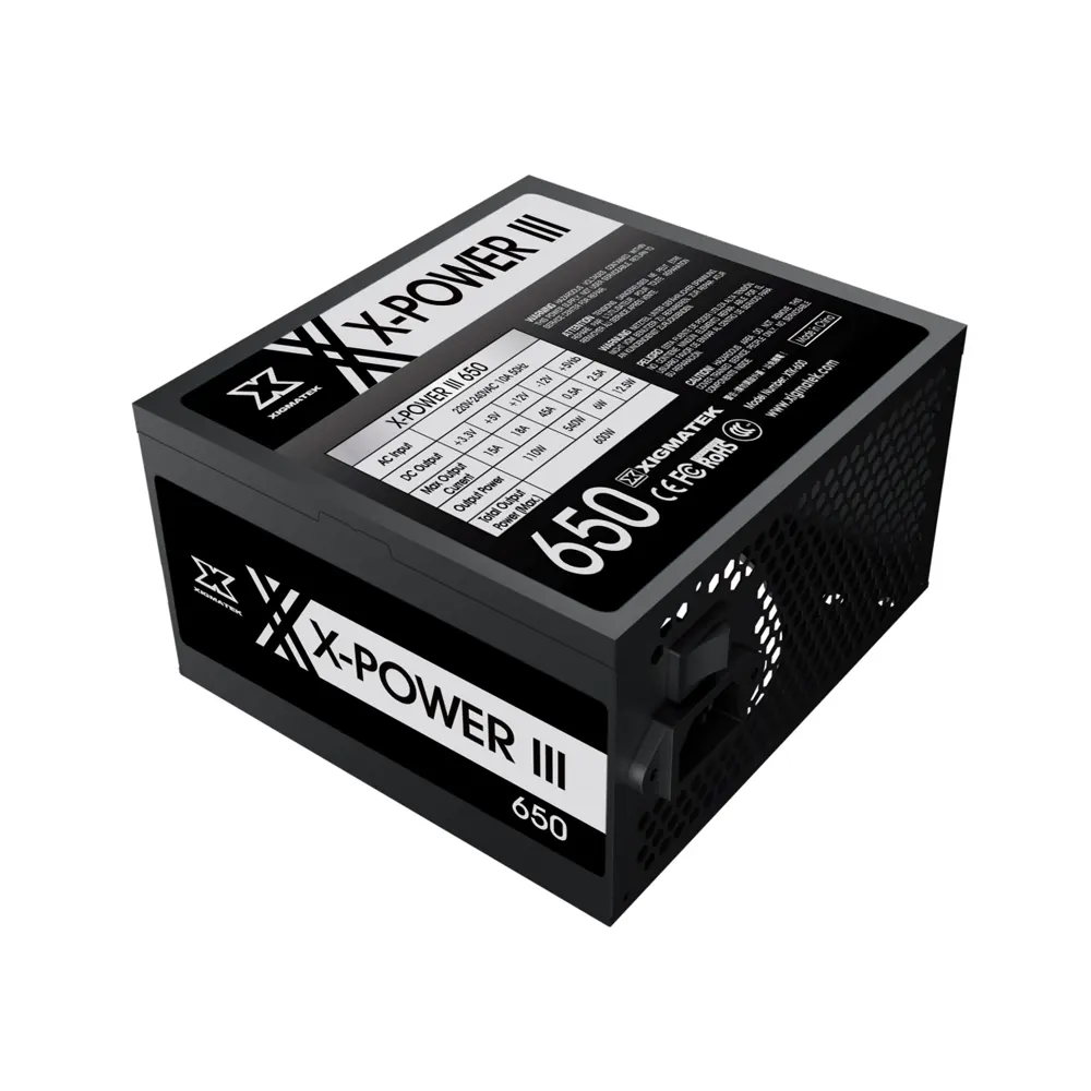 Xigmatek X650 - Nguồn Xigmatek X-Power III X650 600W 3