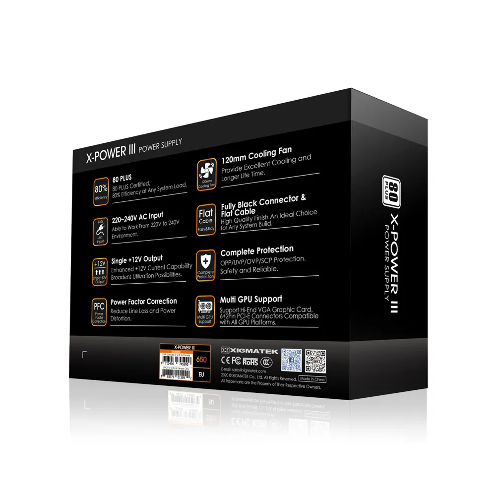 Xigmatek X650 - Nguồn Xigmatek X-Power III X650 600W 5