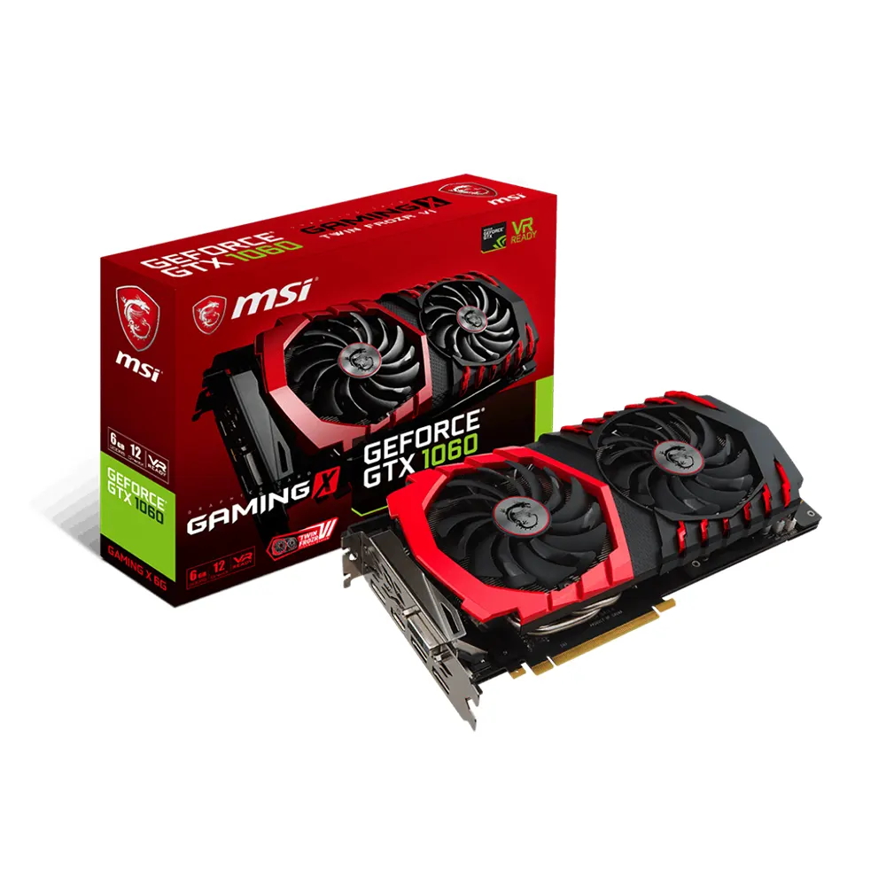 Card Đồ Họa MSI GeForce GTX 1060 GAMING X 6G - 6GB GDDR5 - 192-bit - PCIe 3.0 - Twin Frozr VI - HDMI/DP/DVI. 5