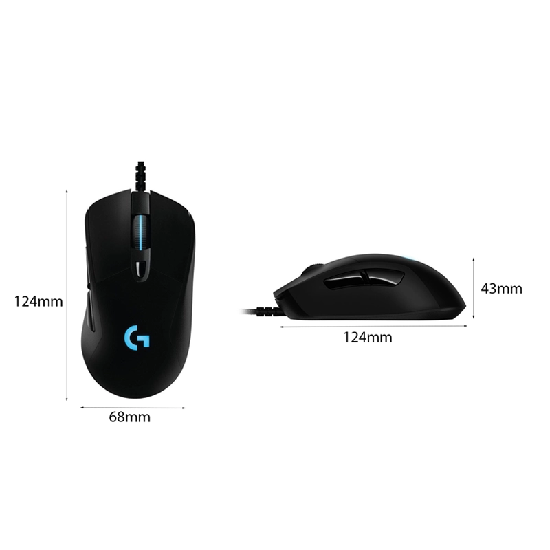 Chuột chơi game Logitech G403 Hero (USB/LED RGB/Đen) 5