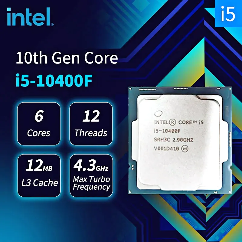 CPU Intel Core i5-10400F (2.9GHz turbo up to 4.3Ghz, 6 nhân 12 luồng) 2
