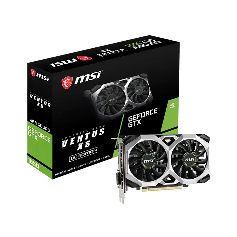 VGA MSI GeForce GTX 1650 VENTUS XS 4G OC Dual Fan 5