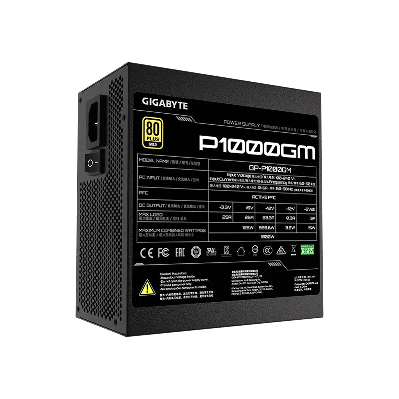 Nguồn GIGABYTE GP-P1000GM 1000W 80 Plus Gold - Black 3