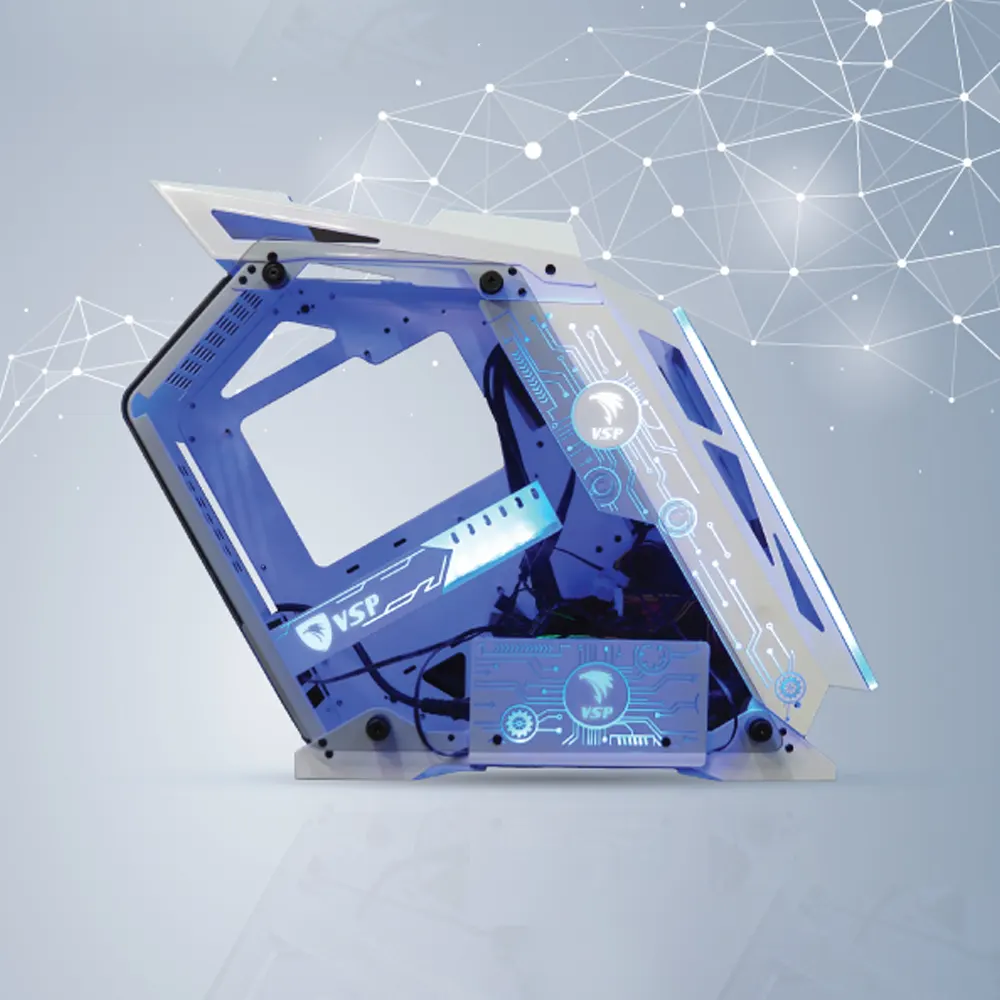 Vỏ Case VSP E-ROG ES1 Gaming White - Chính Hãng 100% 2