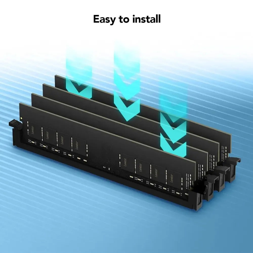 Ram DDR4 Lexar 8GB 3200MHz - LD4AU008G-B3200GSST 5