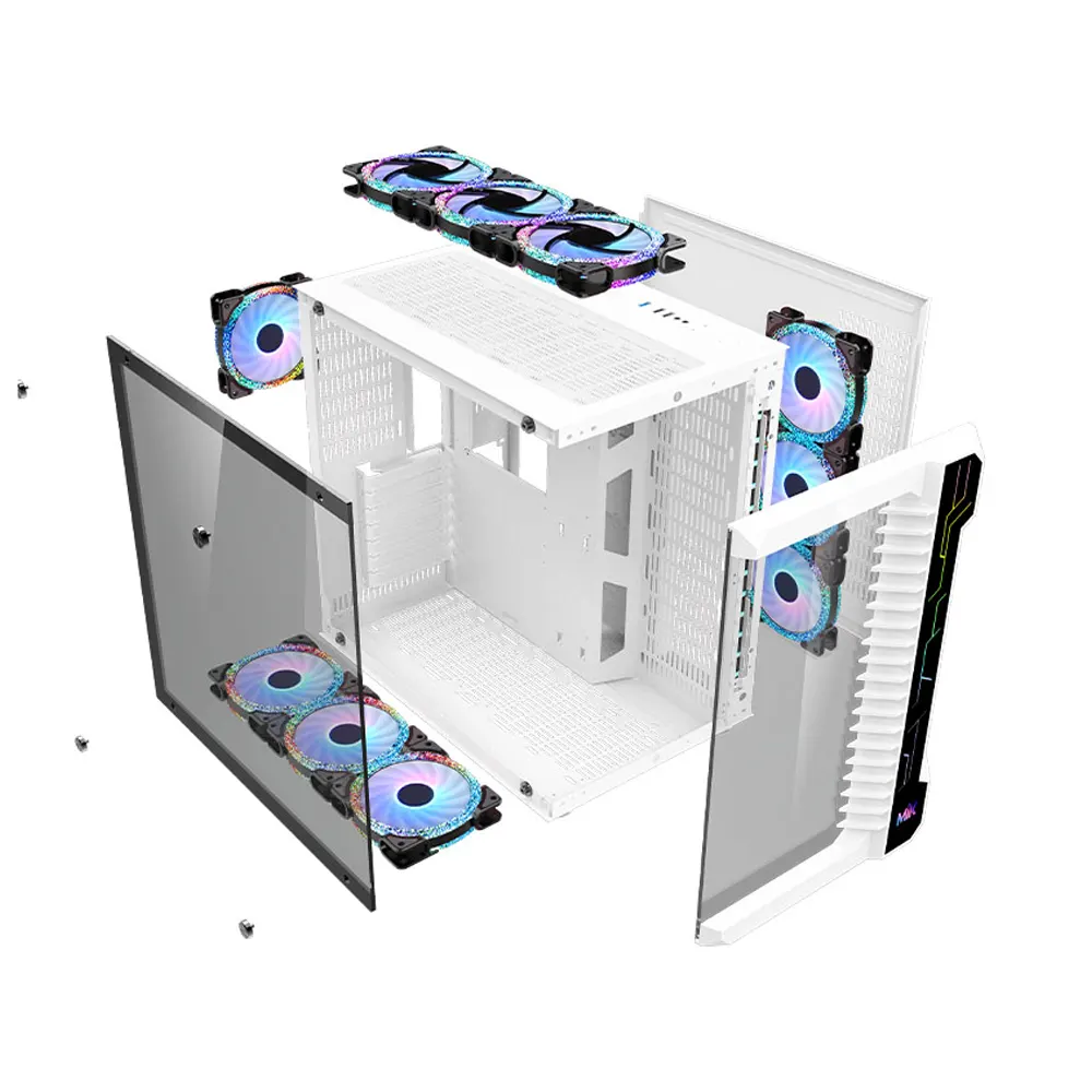 Vỏ Case MIK LV07 - WHITE (Mid Tower/ Màu Trắng) - Giá Tốt Nhất 3