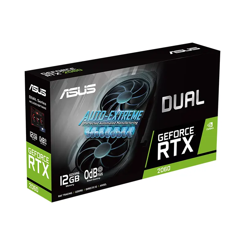 VGA Asus Dual GeForce RTX 2060 EVO OC 12GB GDDR6 9
