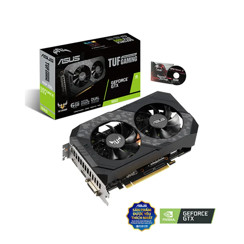 VGA ASUS TUF Gaming GeForce GTX 1660 SUPER 6GB GDDR6 (TUF-GTX1660S-6G-GAMING) 2