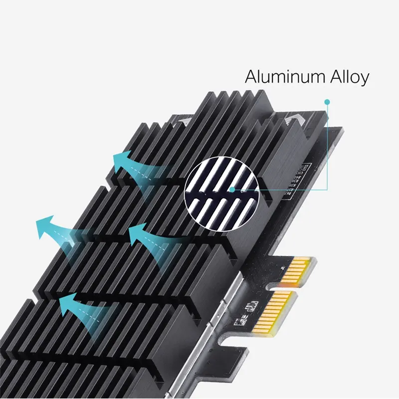 Card mạng không dây TP Link Archer T6E AC1300 băng tần kép PCI Express 3