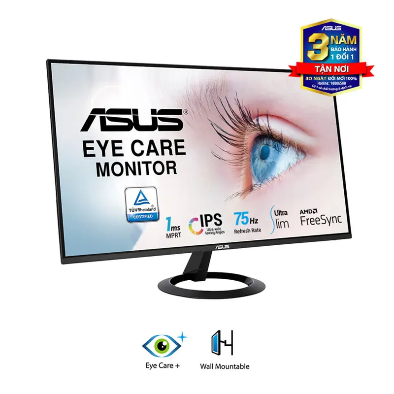 Màn hinh ASUS VZ24EHE 24 inch 75Hz IPS FHD 1ms 3