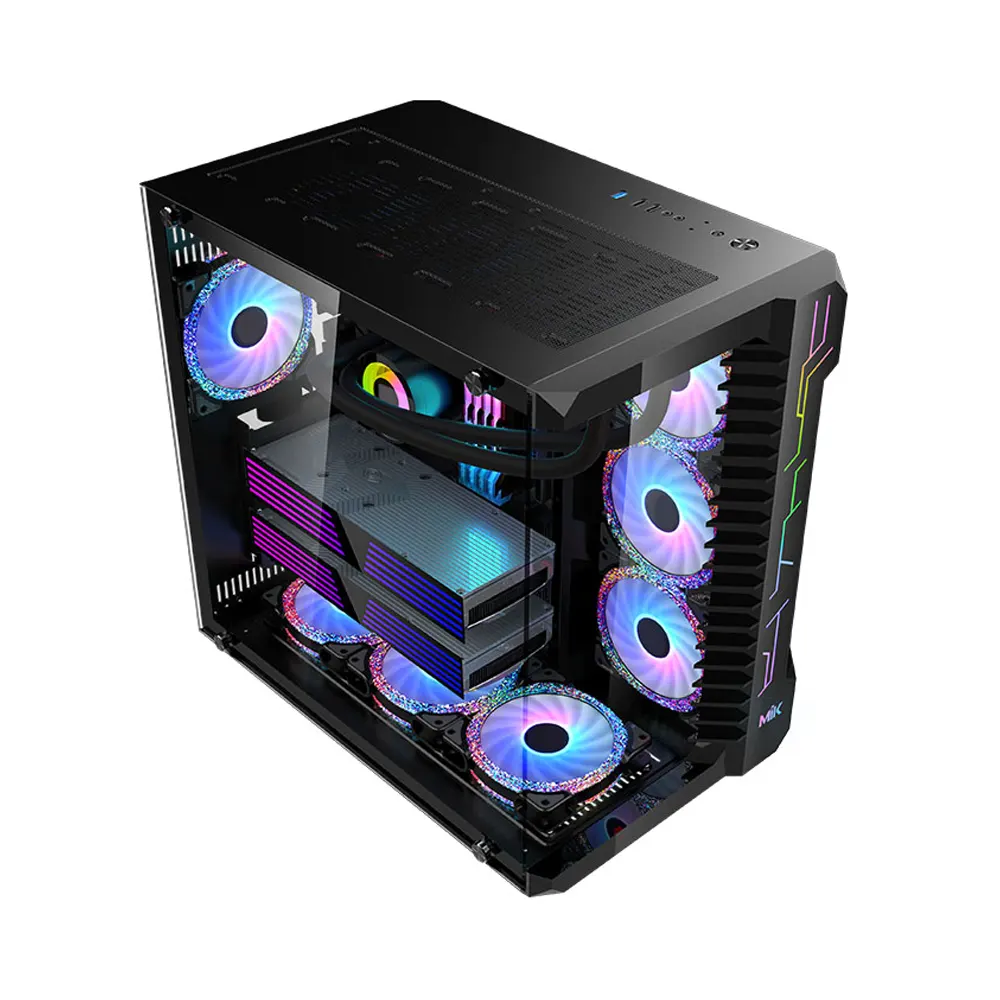 Vỏ Case MIK LV07 - BLACK (Mid Tower/ Màu Đen) 2