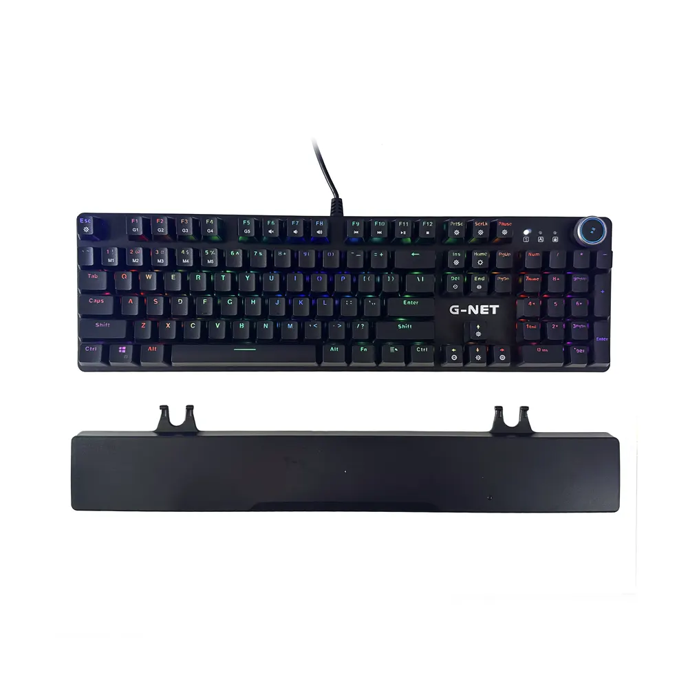 Bàn phím cơ quang Gnet GK315S RGB - Optical Switch - Black 2