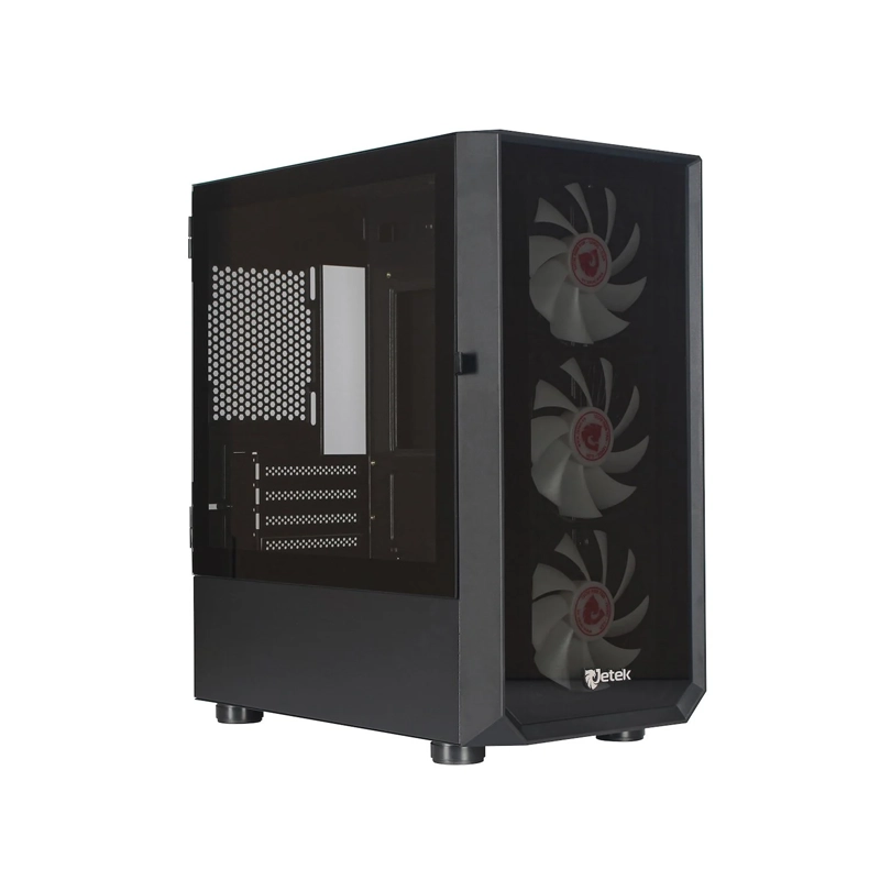 Vỏ Case Jetek Squid X3 Black | M-ATX, 3 Fan RGB 2