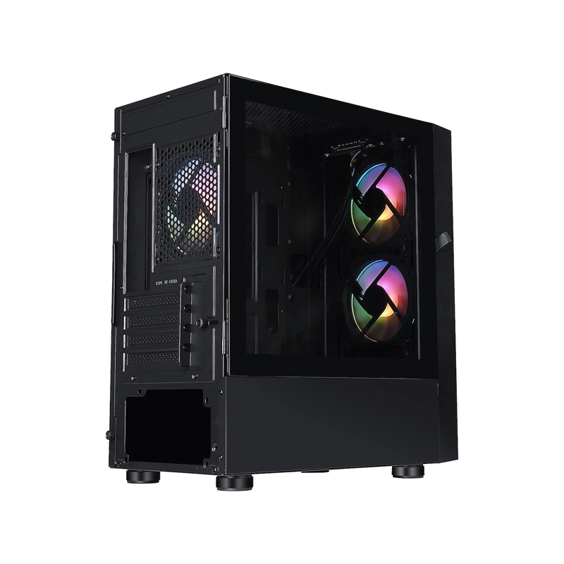 Vỏ Case Jetek Squid X3 Black | M-ATX, 3 Fan RGB 6