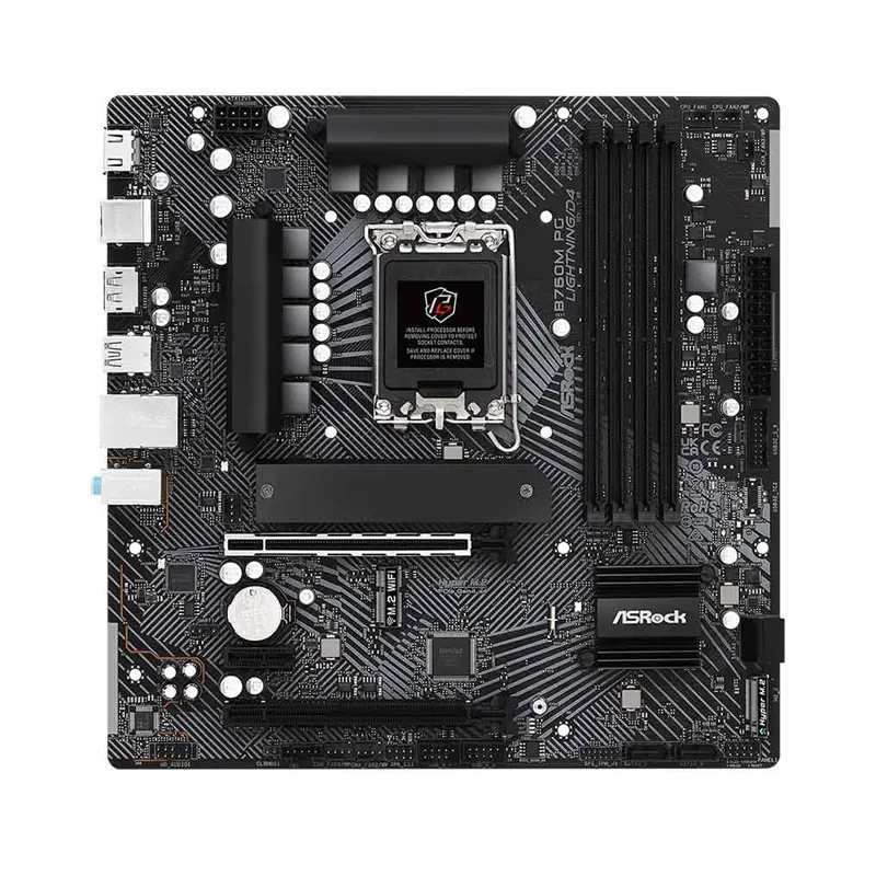 Mainboard Asrock B760M PG Lightning D4 LGA 1700 4 khe DDR4 2