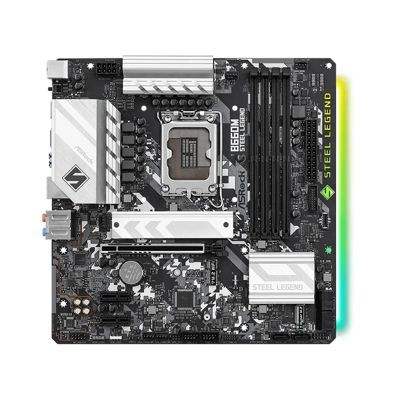 Mainboard ASRock B660M Steel Legend (Intel B660, LGA 1700, mATX, 4 khe DDR4) 2