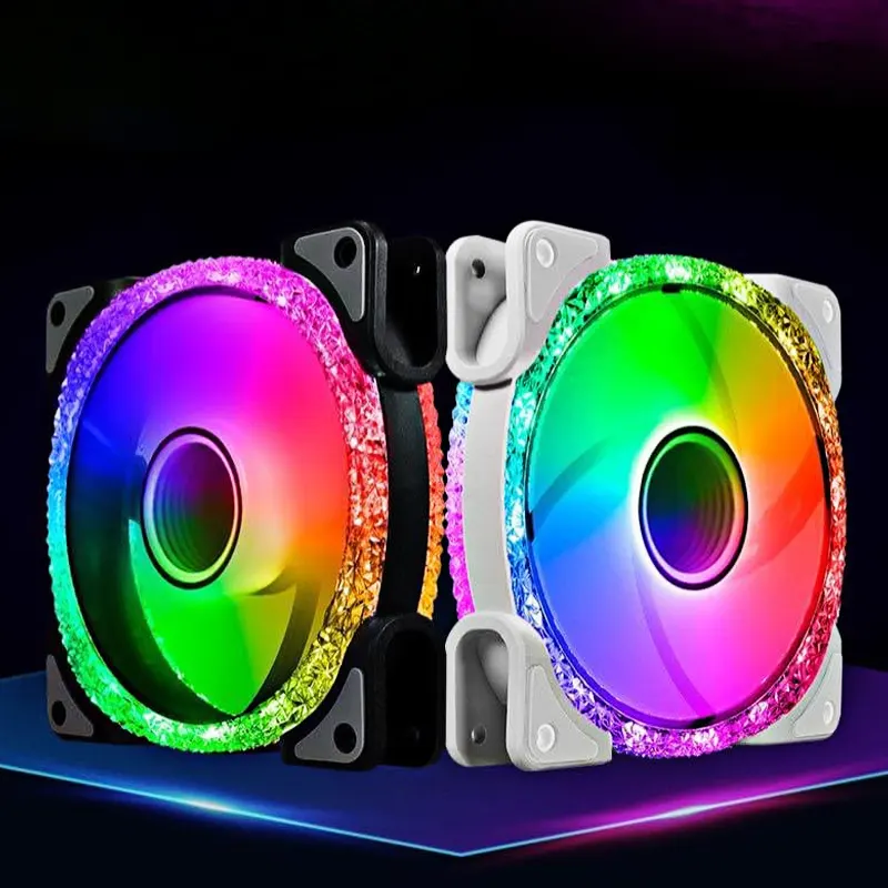 Fan Case COOLMOON F4 LED ARGB (Hub remote) - Black 2
