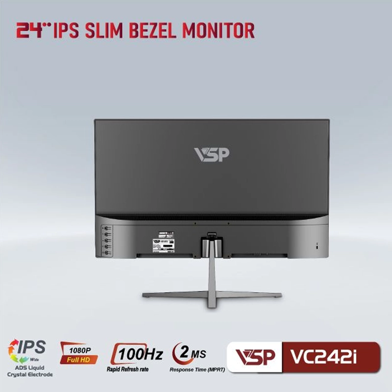 Màn hình VSP VC242i 24 Inch 100Hz IPS FHD Flat - Đen 4