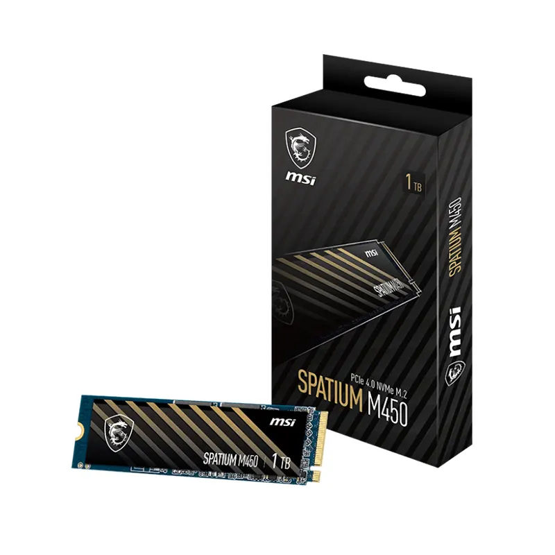 Ổ cứng SSD MSI SPATIUM M450 1TB M.2 2280 NVMe PCIe Gen4x4 4