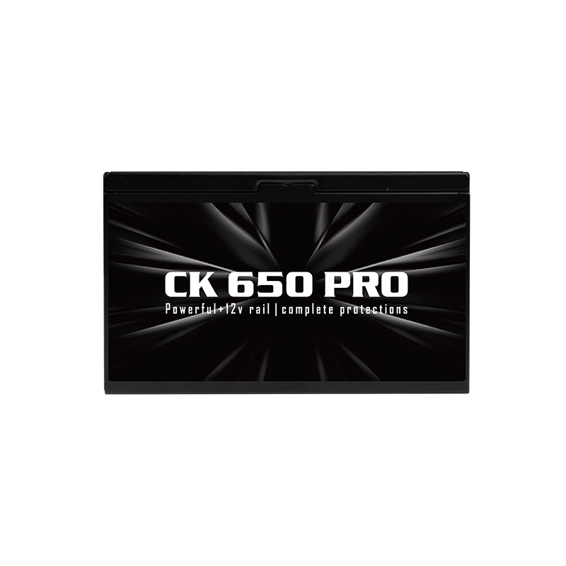Nguồn AIGO CK650 PRO 650W, 80 Plus, Cáp dẹt - Đen 3