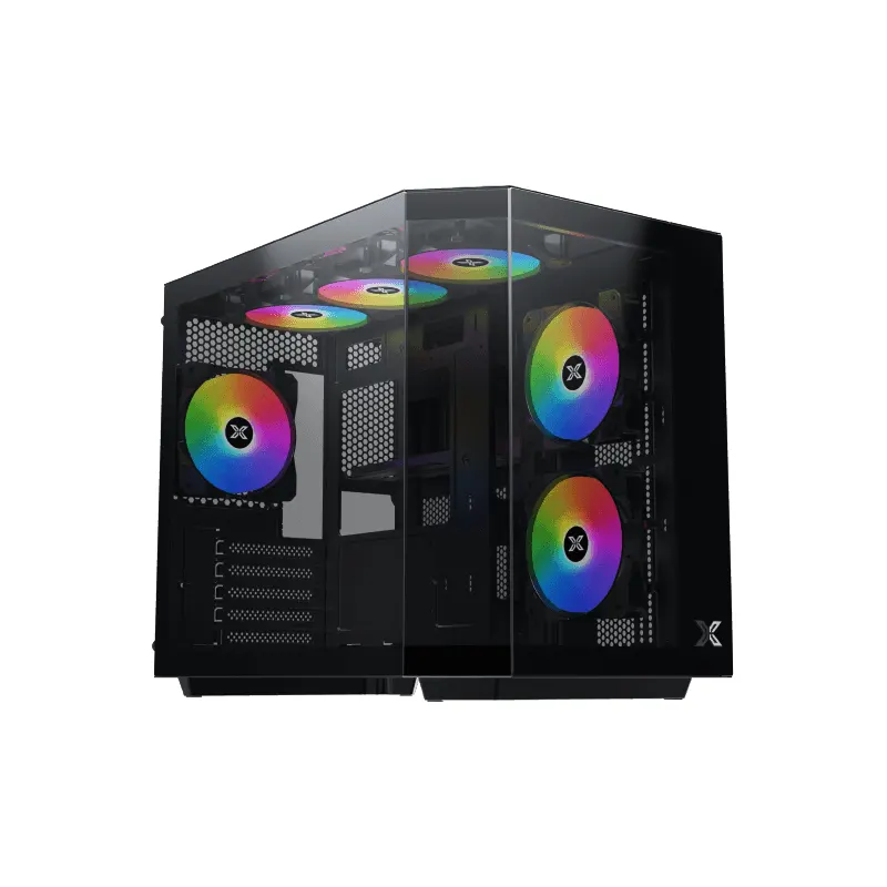 Vỏ Case Xigmatek Cubi M Black (M-ATX/Mid Tower/Kính vát góc) 2