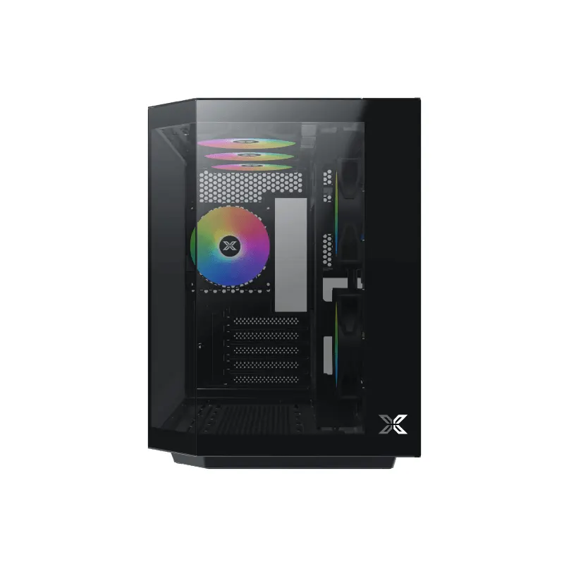 Vỏ Case Xigmatek Cubi M Black (M-ATX/Mid Tower/Kính vát góc) 6