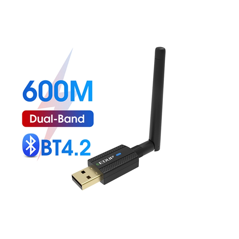 USB thu WiFi 5GHz + Bluetooth 4.2 (WiFi băng tần kép 600Mbps) 2