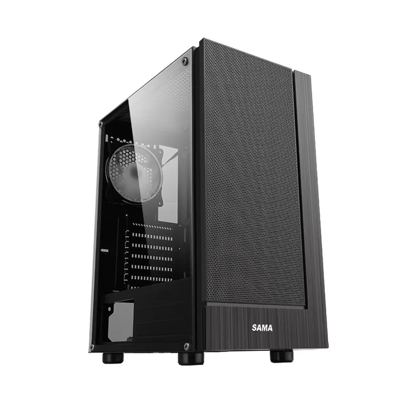 Vỏ Case SAMA 3301 Black (ATX/Mid Tower/3 Fan RGB) 2