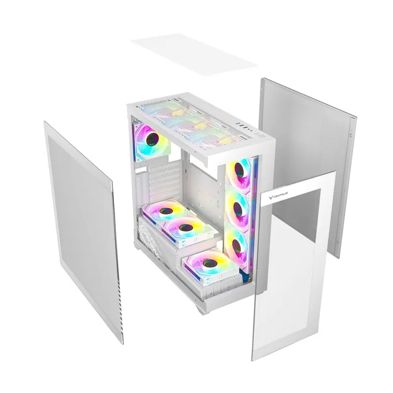 Vỏ Case Centaur Nova White |ATX, Mid Tower, Kính vô cực 3
