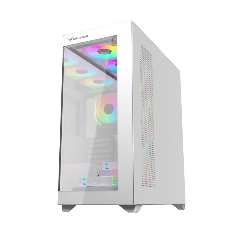 Vỏ Case Centaur Nova White |ATX, Mid Tower, Kính vô cực 7