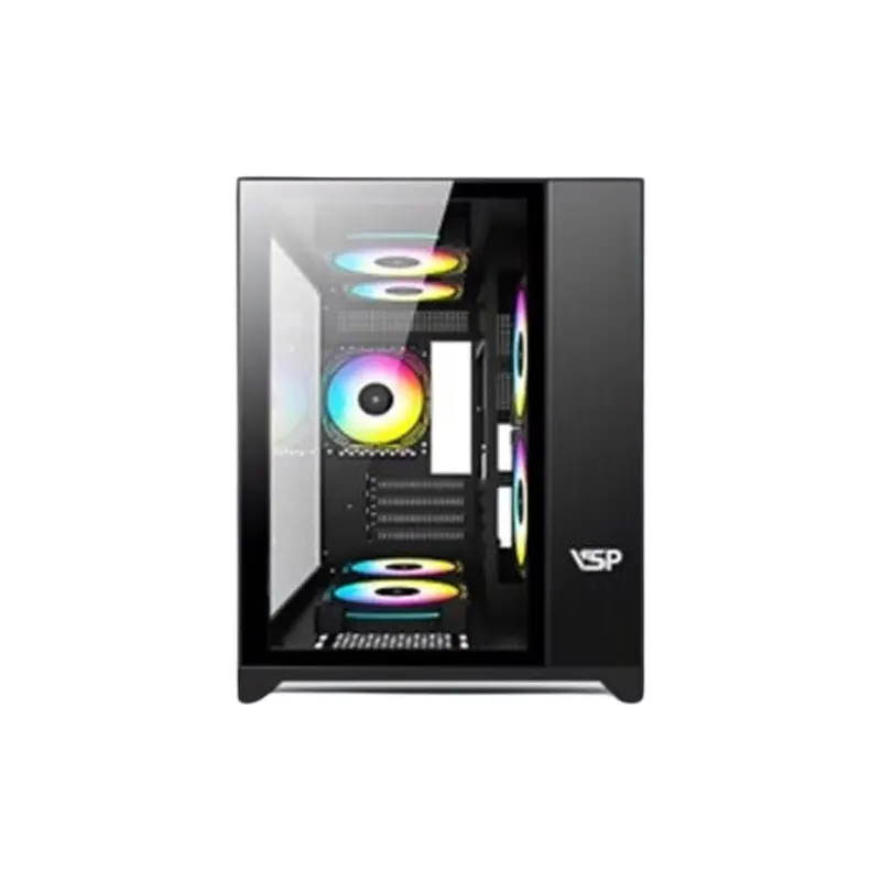 Vỏ Case VSP Aquanaut Pro Gaming X2 Black | M-ATX/Mid Tower 3