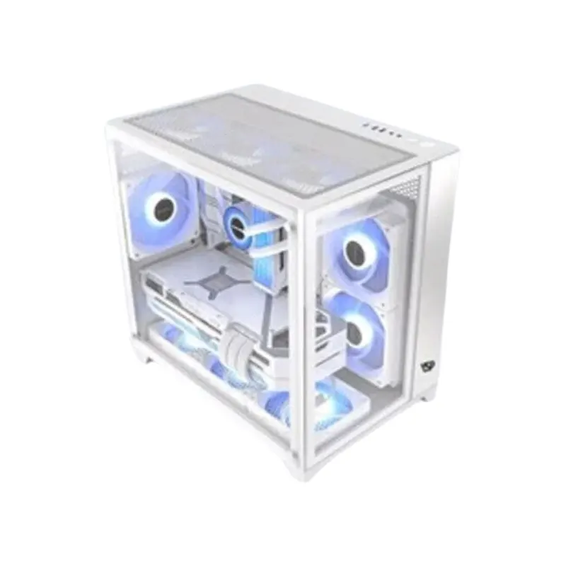 Vỏ Case VSP Aquanaut Pro Gaming X2 White | M-ATX/Mid Tower 2