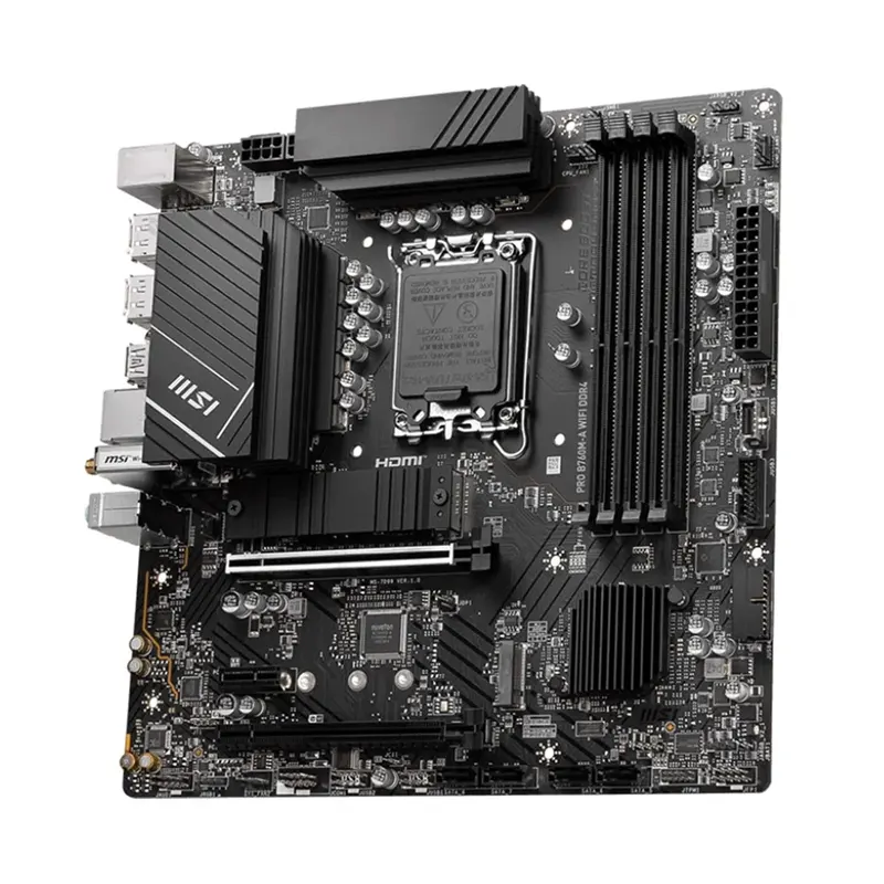 Mainboard MSI PRO B760M-A Wifi DDR4 (Intel B760, LGA 1700, mATX, 4 khe DDR4) 3