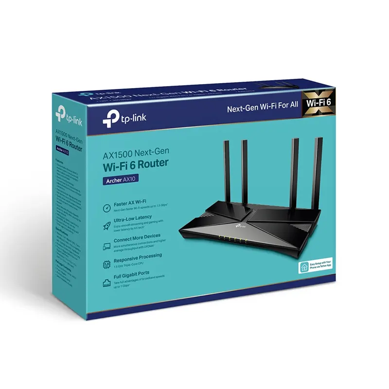 TP-Link Archer AX10 (Bộ phát Wi-Fi 6, AX1500 2.4/5GHz) 6