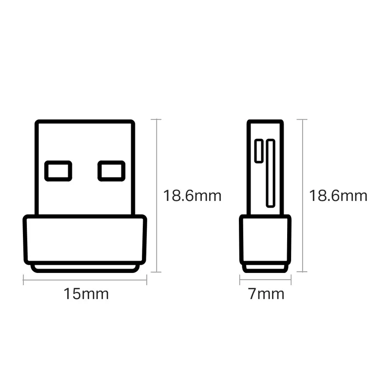 USB Wifi TP-Link Archer T2U Nano Wireless AC600 (2.4GHz, 5GHz) 3