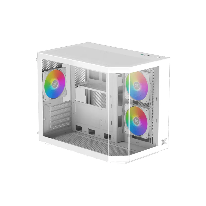 Vỏ Case Xigmatek Cubi M Arctic (M-ATX/Mid Tower/Kính vát góc) 3