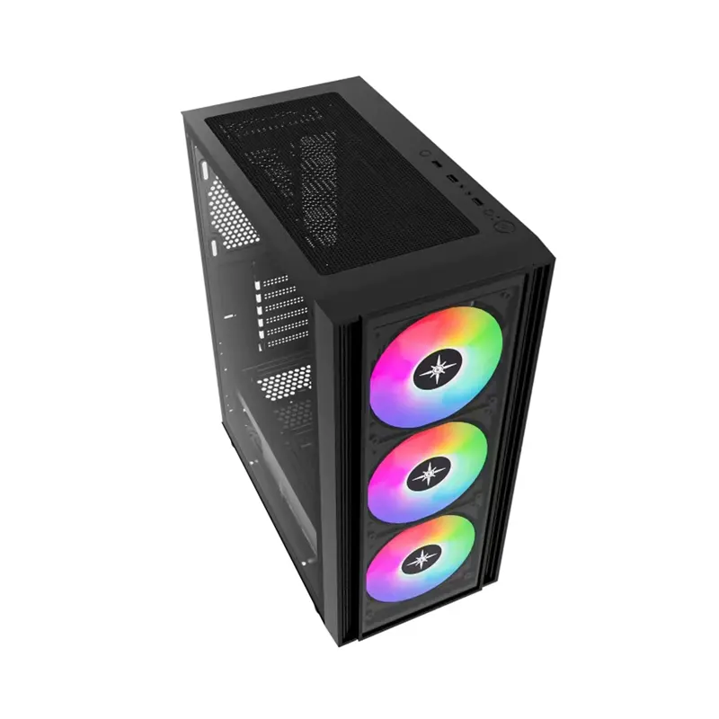 Vỏ case KENOO ESPORT EM700 - 3F (E-ATX/ Mid Tower/Black) 2