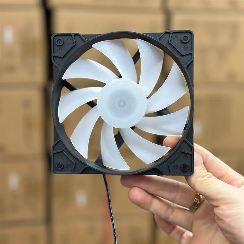 Fan Case RED MOON K8 LED RGB (Red, Green, Blue) 12cm - Đen 2